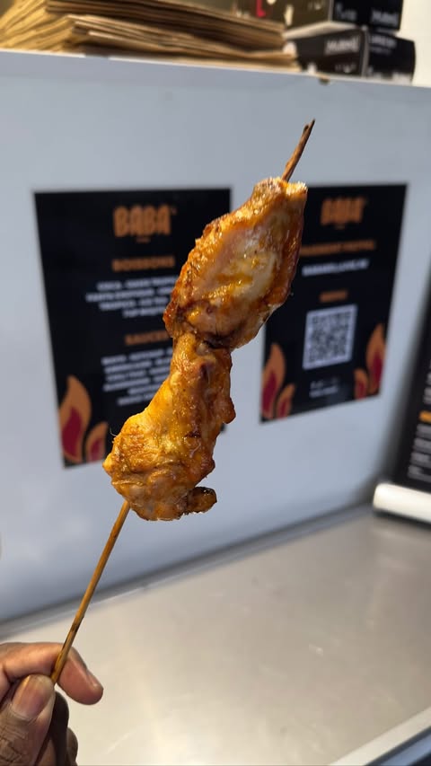 Brochette ailes de poulet